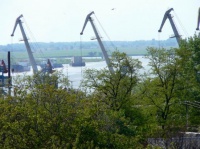 Краны грузового морского порта Краны грузового морского порта